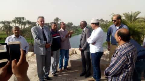 السفير الرواندي يزور سقاره للبدء في مشروع ”تشجير حوض النيل ” بالمريوطيه