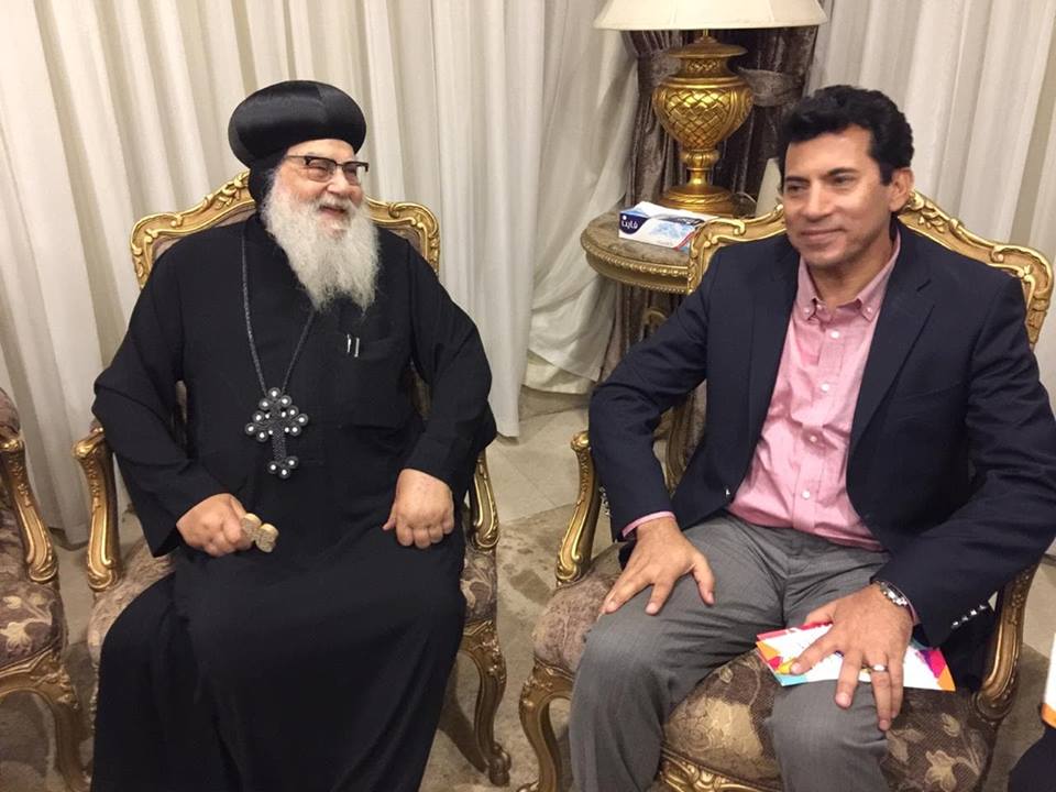 وزير الرياضة يشهد حفل اعلان نتائج مسابقات مهرجان الكرازة المرقسية لعام 2018