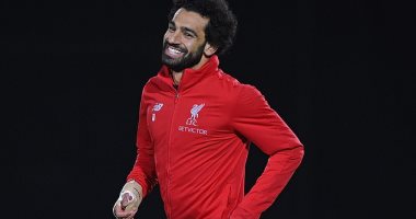 محمد صلاح يجري مران ليفربول قبل مباراة أرسنال رغم الإصابة