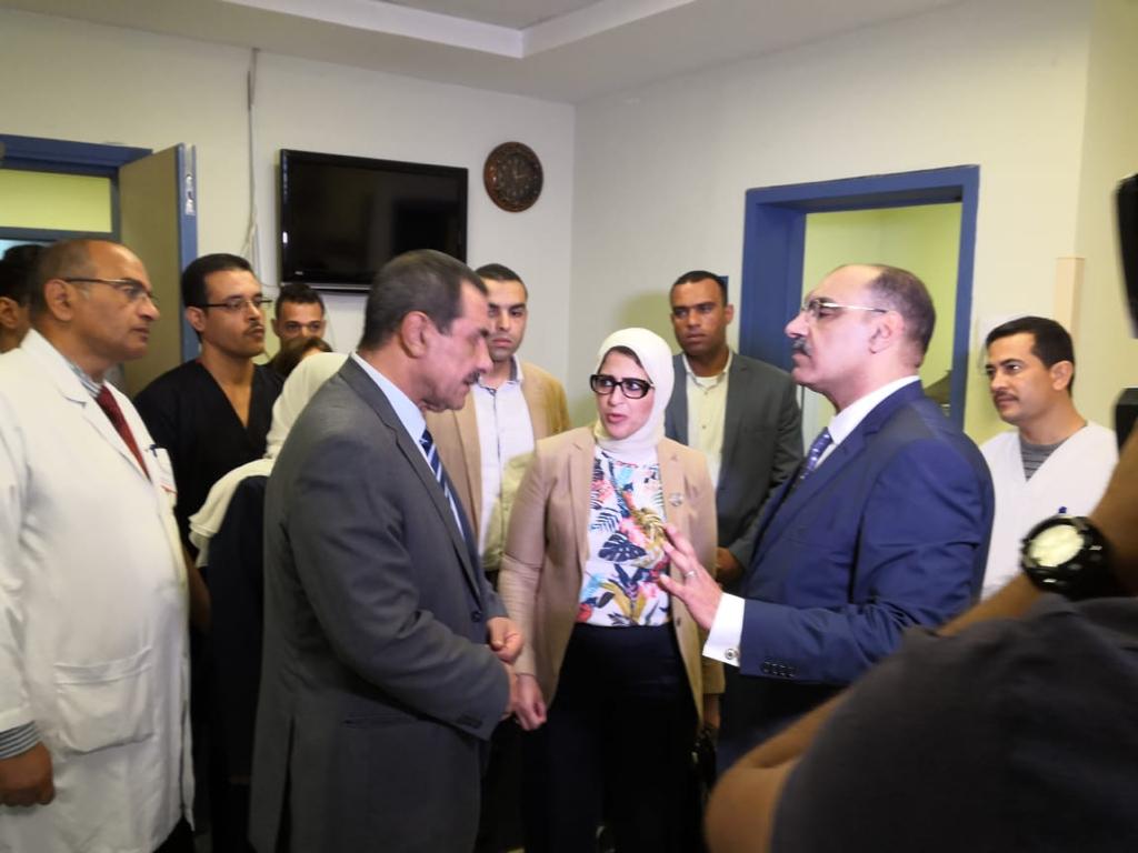 وزيرة الصحة تؤكد جاهزية مستشفى شرم الدولى للمشاركين بمنتدى شباب العالم
