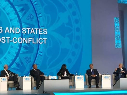 وزير الخارجية يشارك في جلسة ”آليات بناء الدول والمجتمعات