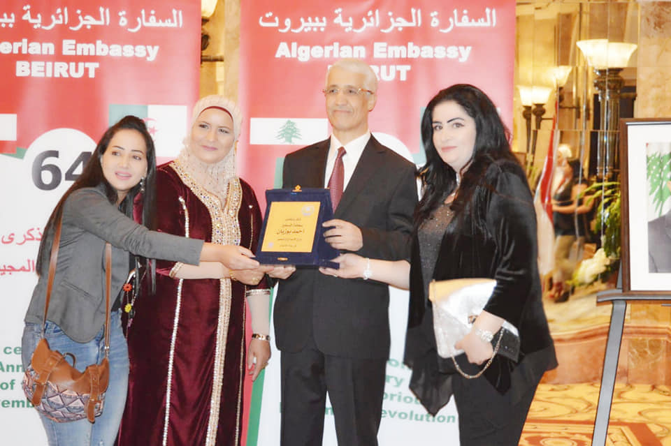 ”المجلس الإنمائي للمرأة والأعمال” يكرّم السفير الجزائري في لبنان