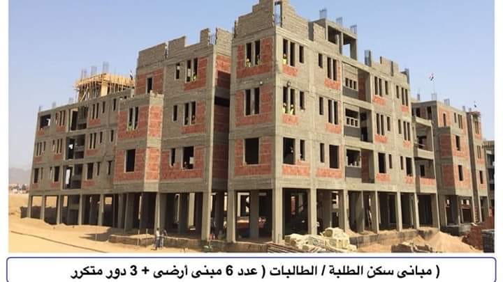 وزير التعليم العالى يتفقد إنشاءات جامعة الملك سلمان بجنوب سيناء