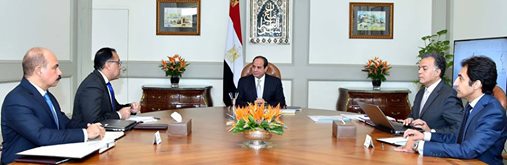 السيسى يوجه بسرعة استكمال خطة إدارة المخلفات بكافة عناصرها