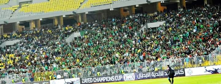 جماهير الاتحاد تستعد للزحف خلف الفريق في مبارتهم امام الزمالك في البطوله العربيه