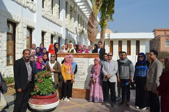 انطلاق الفوج الثامن من شباب جامعة المنوفية لزيارة محطة مياه العاشر من رمضان