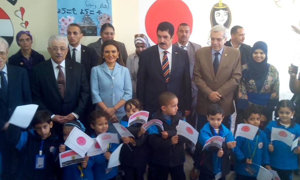 وزير التعليم يستقبل السفير اليابانى لافتتاح المدرسه اليابانيه بالعبور