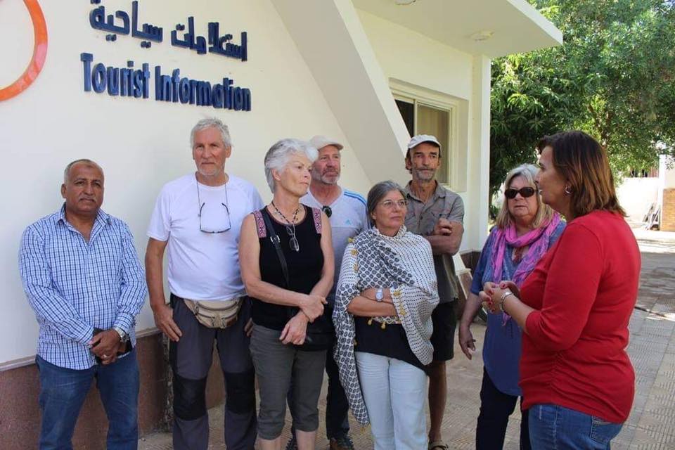 وفد فرنسى يزور المناطق الأثرية بمحافظة الوادي الجديد