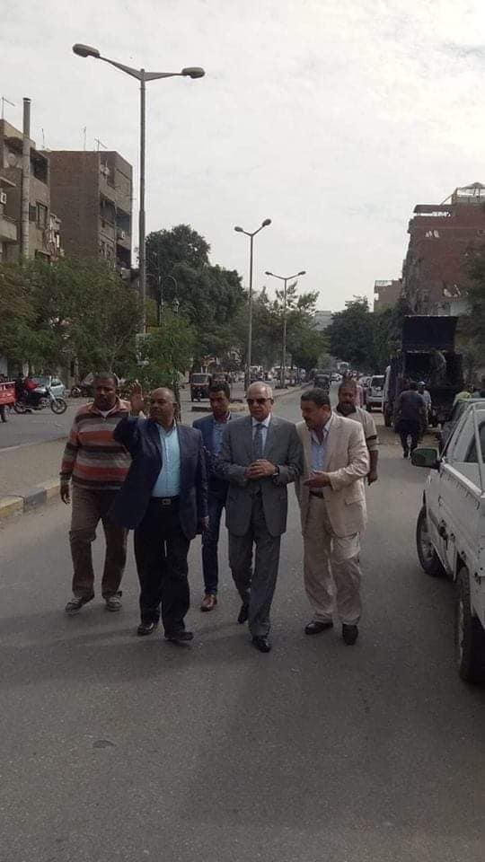 محافظ الجيزة يتابع أعمال الإزالة لمخالفات البناء والعقارات غير المرخصة