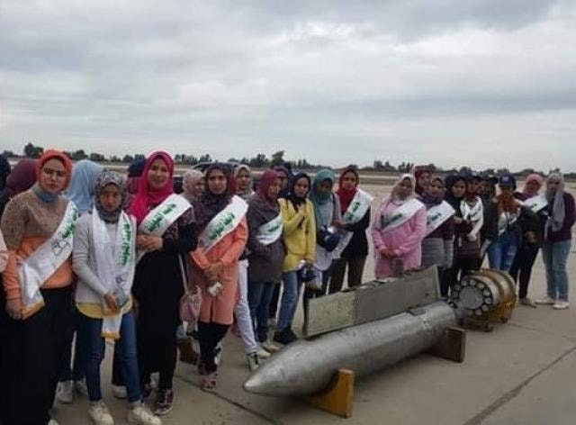 طلاب جامعة المنوفية في زيارة ميدانية لقاعدة طنطا الجوية