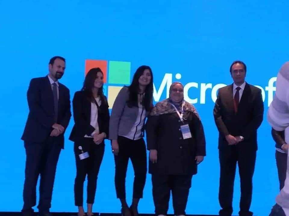 تكريم سفيرة الوادي الجديد من مايكروسوفت مصر