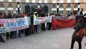 بلجيكا تشهد مظاهرات احتجاجا على قانون الهجرة
