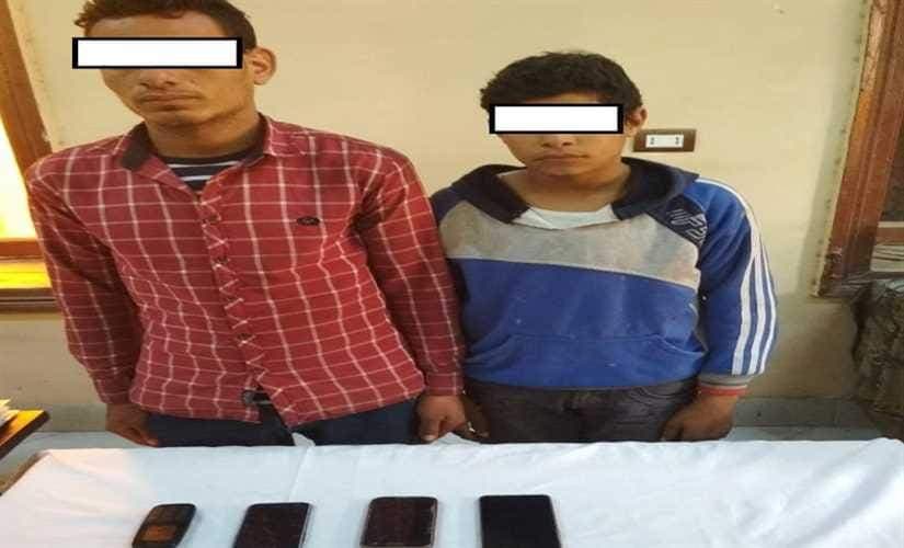 أمن أبوتيج يتمكن من ضبط شخصان بتهمة سرقة الهواتف المحمولة
