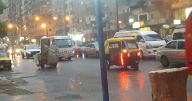 محافظة الإسكندرية تشهد هطول أمطار متوسطة
