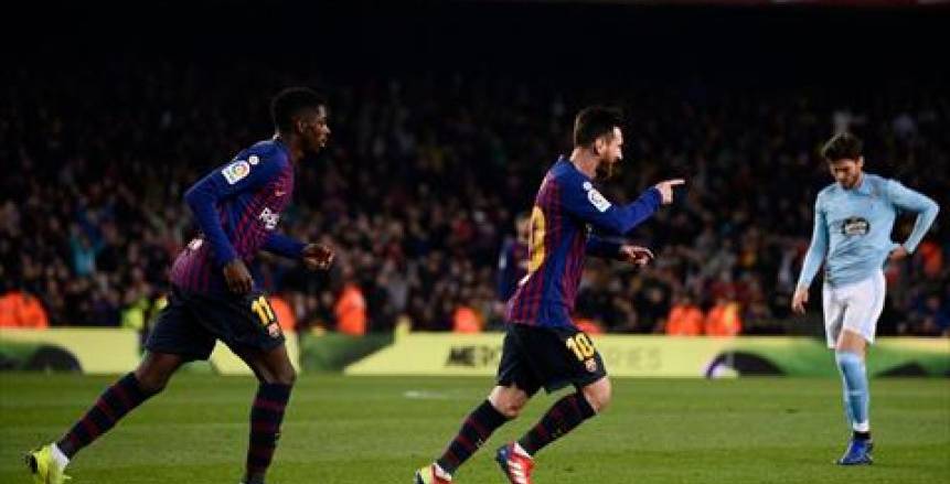 برشلونة يفوز علي سيلتا فيجو بهدفين ويتصدر بطولة الدوري الإسباني