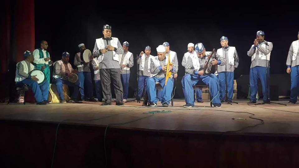 عرض فنى لفرقة السويس للآلات الشعبية احتفالا بأعياد الميلاد المجيدة