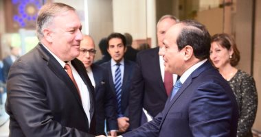 الرئيس السيسي يؤكد على عمق الشراكة الاستراتيجية خلال لقاءه مع وزير خارجية أمريكا