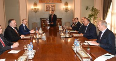 بومبيو يوضح دور مصر وأمريكا في تعزيز العمل بالشرق الأوسط