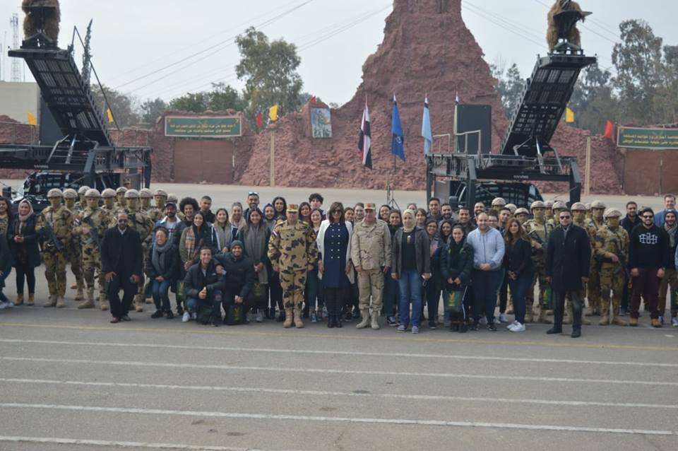 شباب المصريين بأستراليا فى زيارات مقر قيادة قوات الصاعقة المصرية