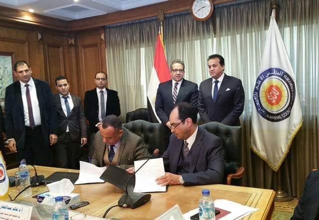 وزيرا التعليم العالى والآثار يشهدان توقيع بروتوكول تعاون بين الوزارتين