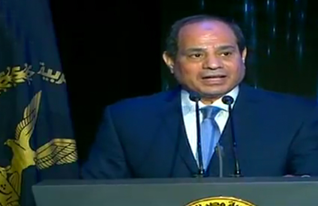كلمة الرئيس السيسي احتفالا بعيد الشرطة الـ 67