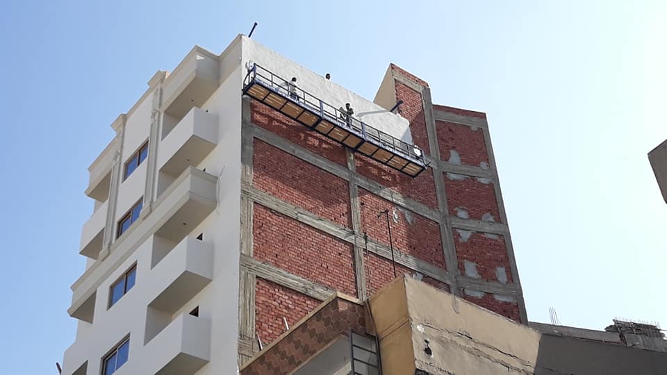 بدء تنفيذ مبادرة طلاء المباني ببورسعيد
