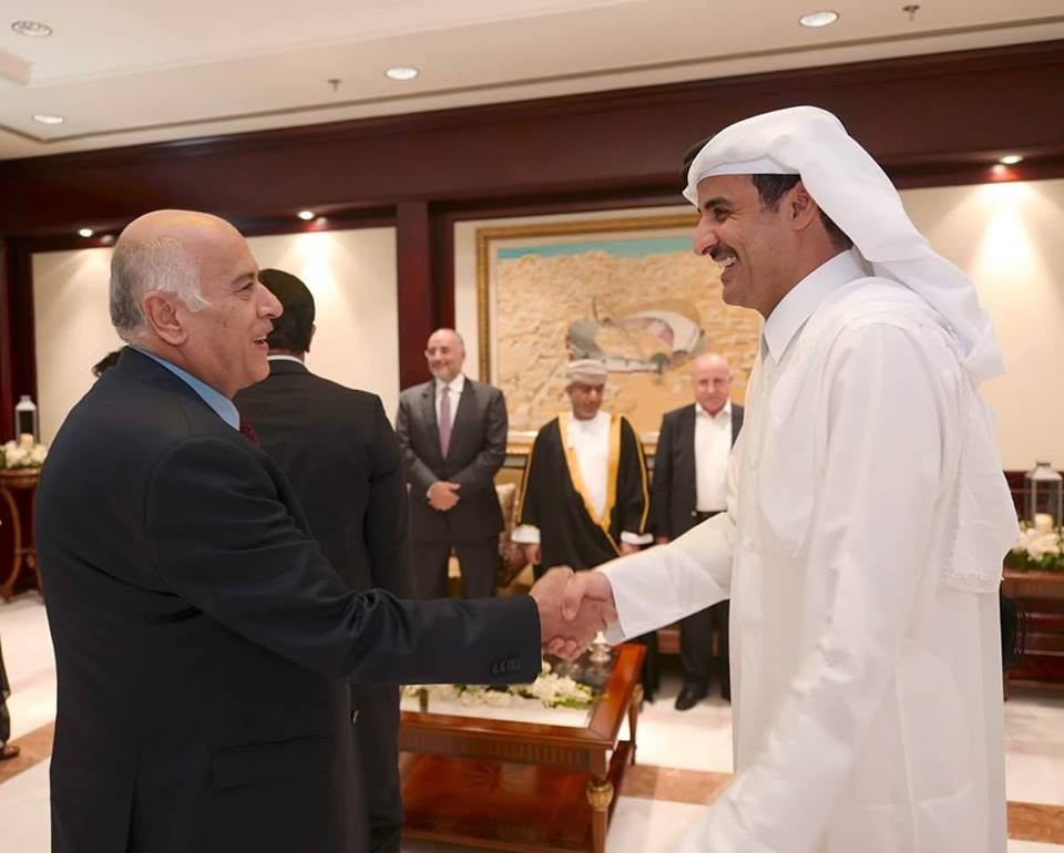 الرجوب يهنىء أمير قطر تتويج منتخب بلاده بكأس آسيا
