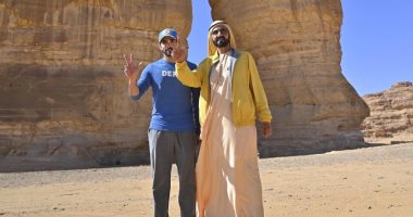 حاكم دبى يشهد فعاليات سباق ملتقى الفرسان بالسعودية