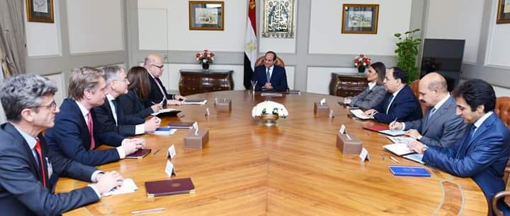 السيسى يرحب بزيارة وزير الاقتصاد الالمانى