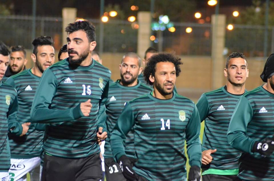 فور وصوله الي الرياض الاتحاد السكندري يجري اول تدريب له باستاد الامير فيصل