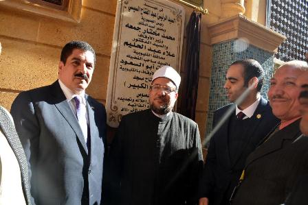 مرزوق وجمعه يفتتحان المسجدالكبير بالخصوص