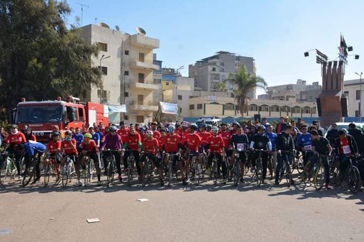 الدقهلية و ماراثون الدراجات