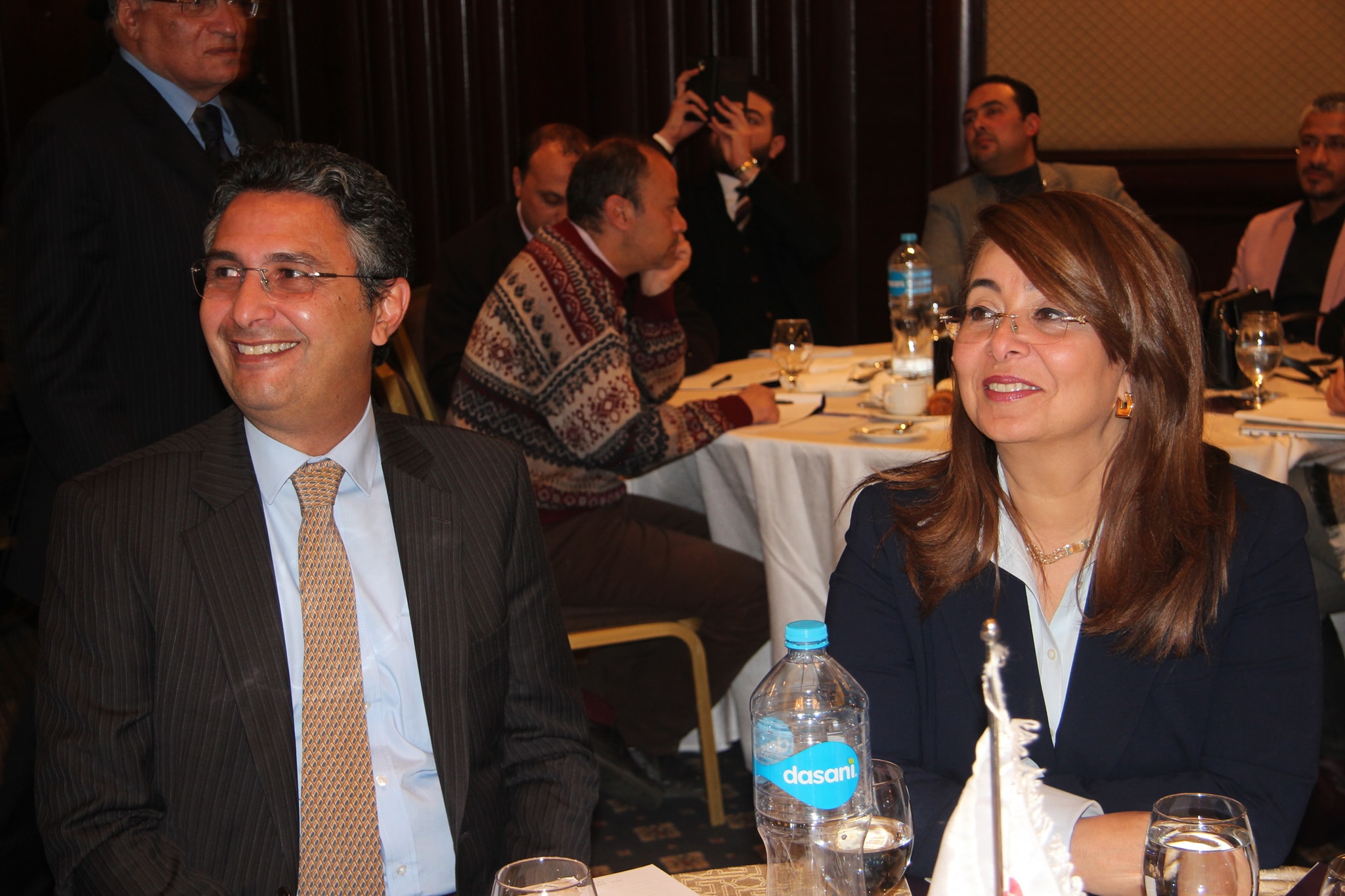 غاده والي وعمرو طلعت في مبادره تعلم الآن وادفع غدا