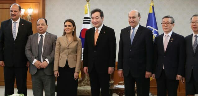 الفريق مهاب مميش:  نتطلع للتعاون مع كوريا في المشروعات الصغيرة والمتوسطة