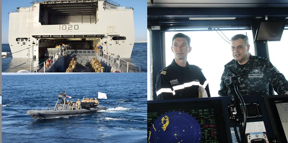 ختام فاعليات التدريب البحرى المصرى الفرنسى العابر