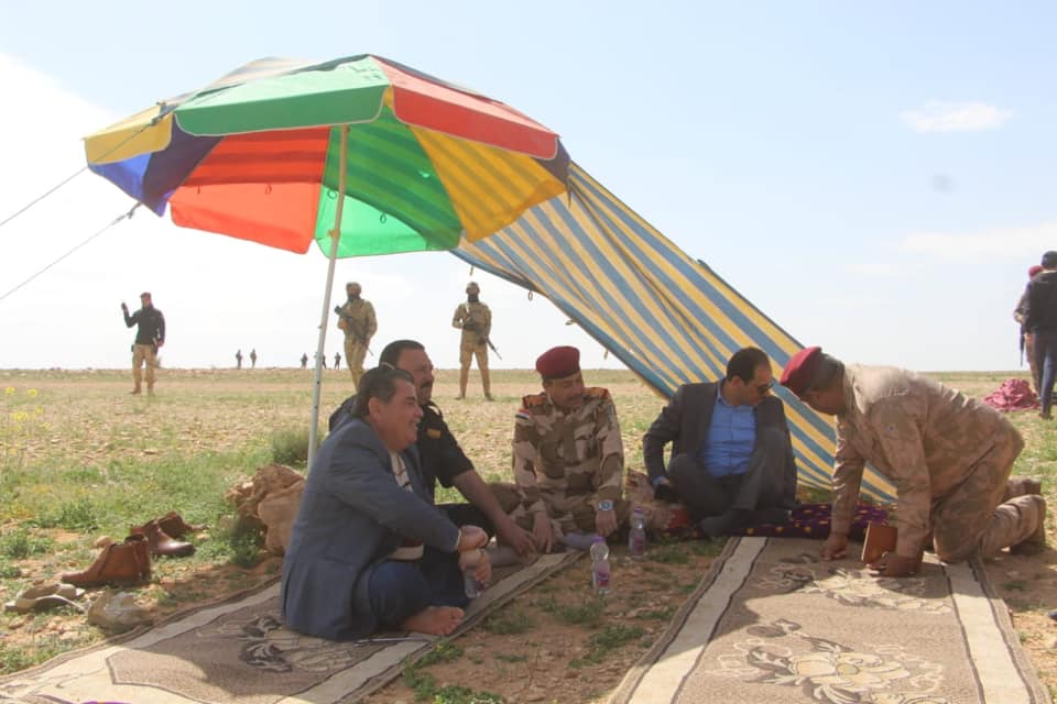 الجيش العراقي يقوم بتحويل قضاء الرطبة الى مكان سياحي
