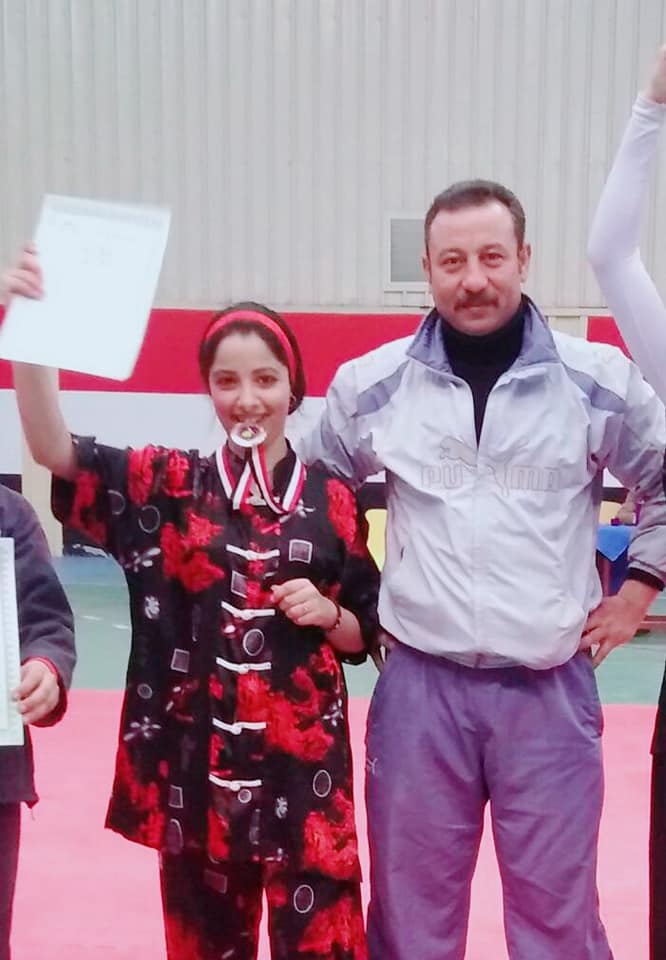 مي أشرف رفعت تحصد ذهبية الجمهوريه ف أساليب الكونغ فو