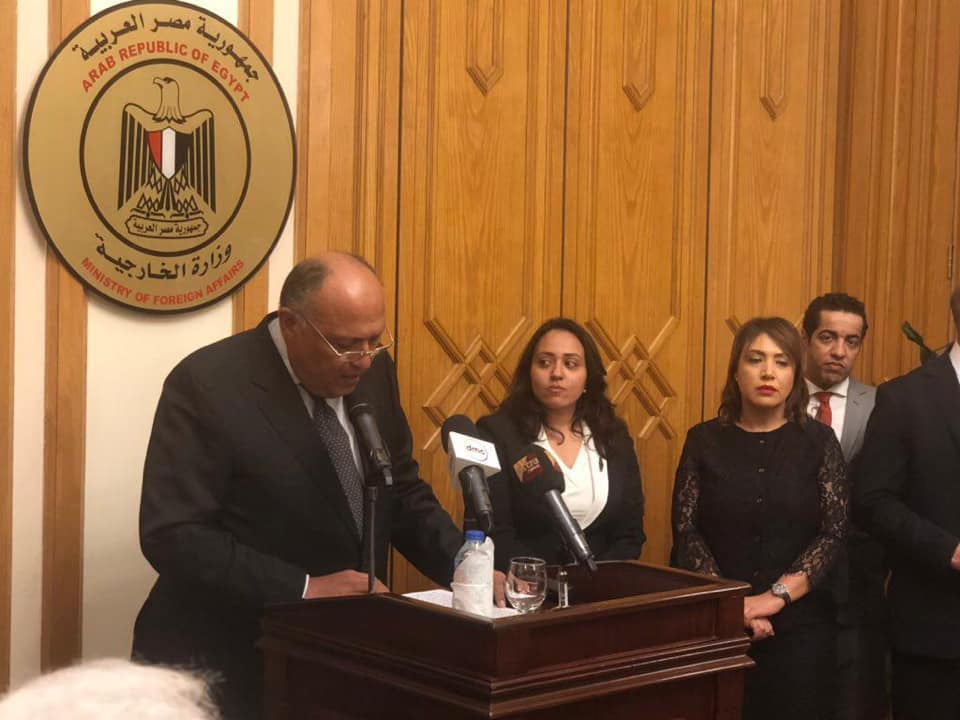 سامح شُكري يُؤكد على دور الخارجية في الدفاع عن مصالح الشعب المصري