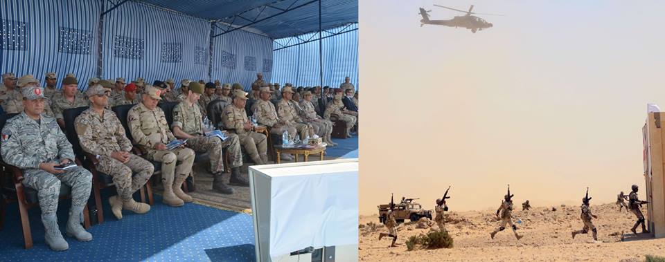 القوات المسلحة تشهد ختام فاعليات التدريب المشترك ” أحمس –1 ”