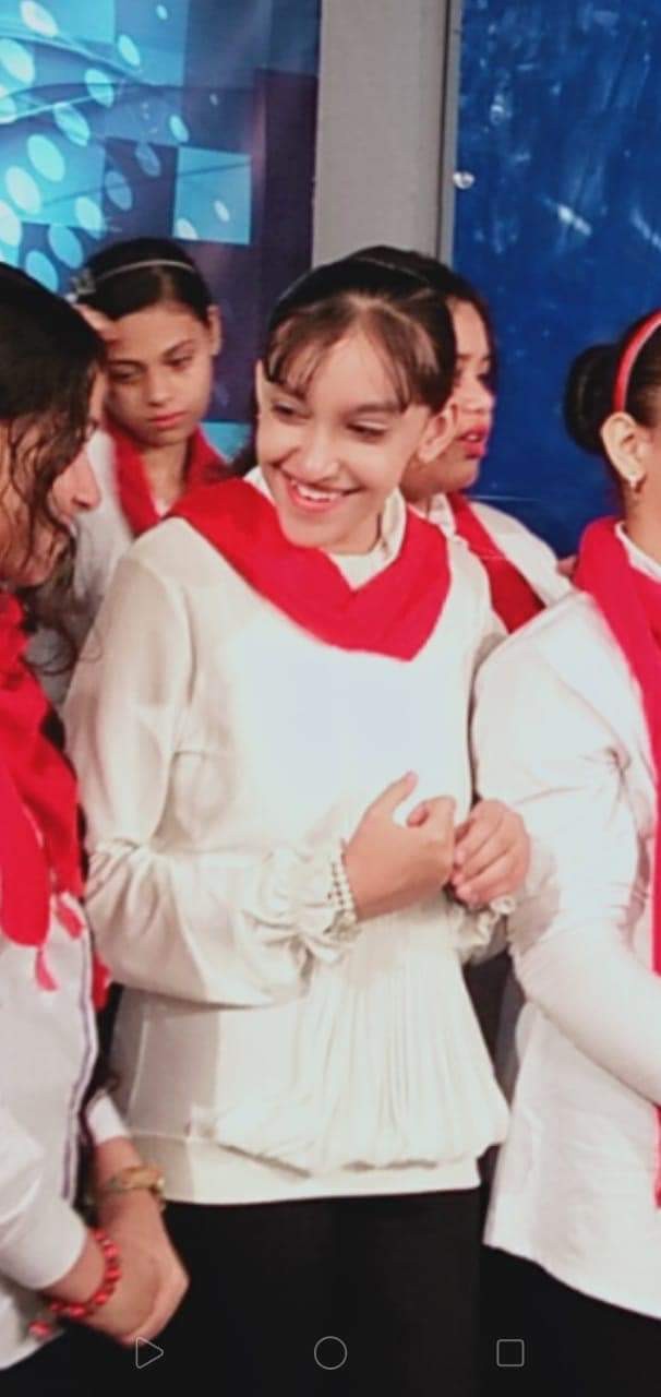 " شذا سامي " موهبة غنائية صاعدة  تنضم لكورال الهيئة الوطنية للإعلام