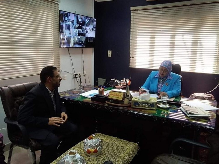 وكيل كفر الشيخ تستقبل المواطنين وتستمع لمقترحات المبدعين وتتفقد المدارس