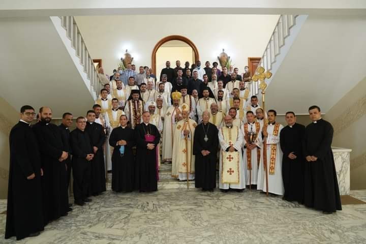 بطريرك الاقباط الكاثوليك بمصر يفتتح العام " الاكاديمي الجديد " بإكلريكية القديس لاون الكبير