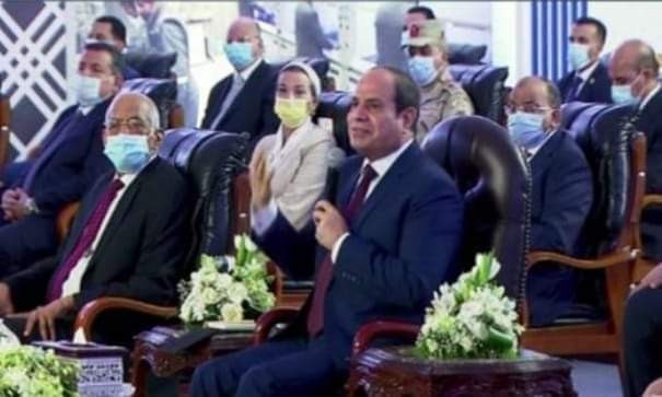 السيسي: الدولة والشعب حاجة واحدة.. ورهاني على المصريين كسبان