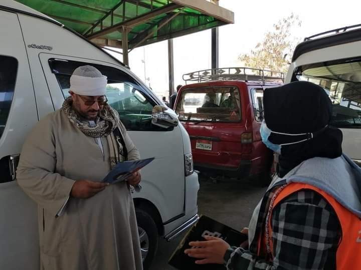 حملة انت اقوى من المخدرات تجوب مواقف السويس للتوعية بخطورة الإدمان