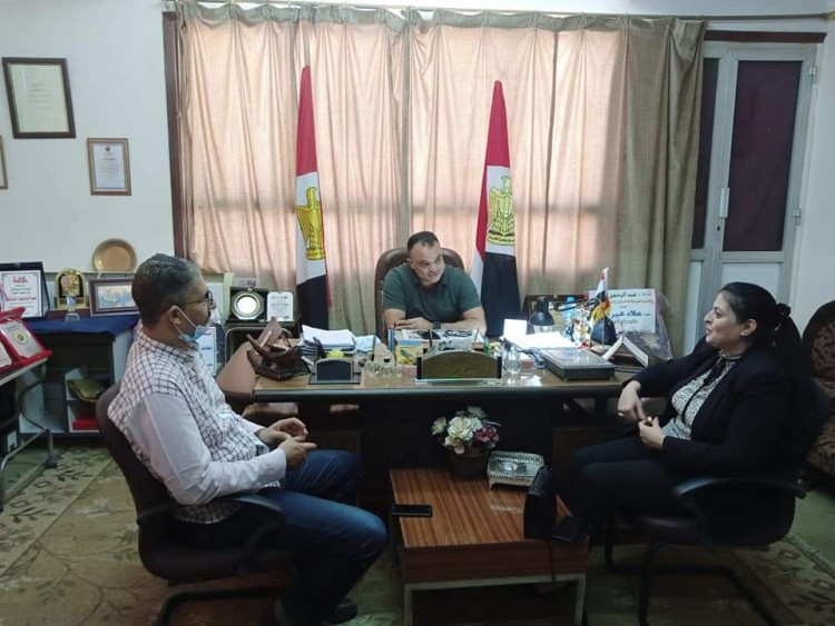 هند جوزيف تبحث مشكلات مراكز الشباب مع وكيل وزارة الشباب والرياضة