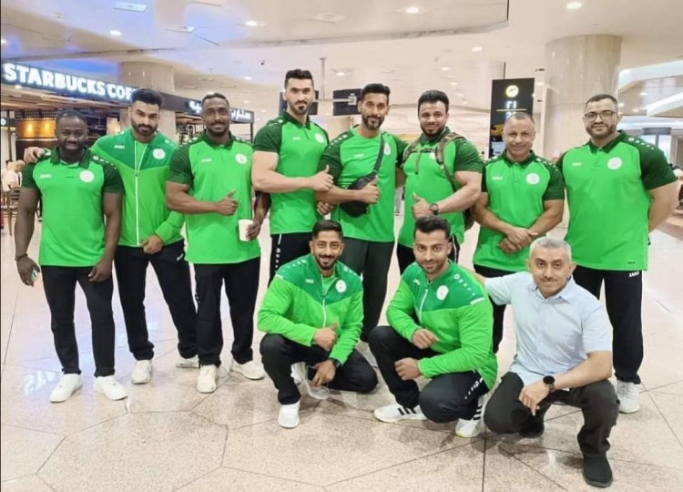 وصول المنتخب السعودي للمشاركة في البطولة العربية لكمال الأجسام 2022‪