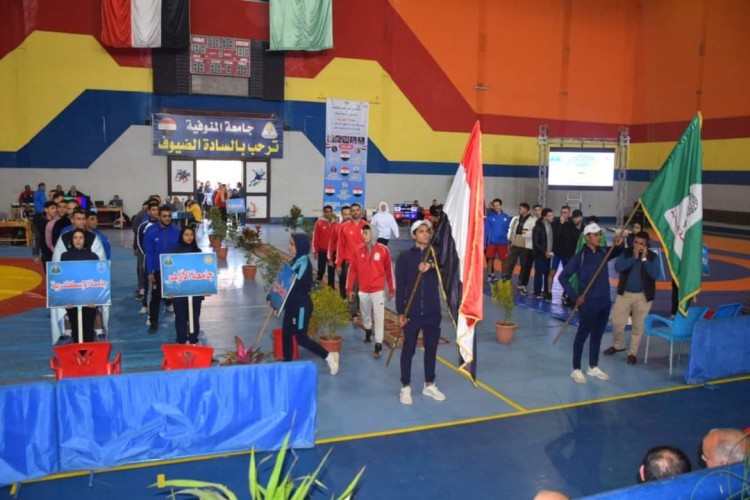 إعلان نتائج بطولة المصارعة للجامعات والمعاهد العليا المصرية