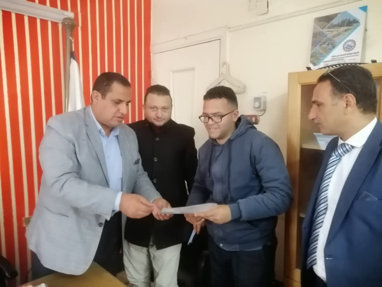 تسليم عقود عمل جديدة لذى همم من أبناء محافظة بنى سويف