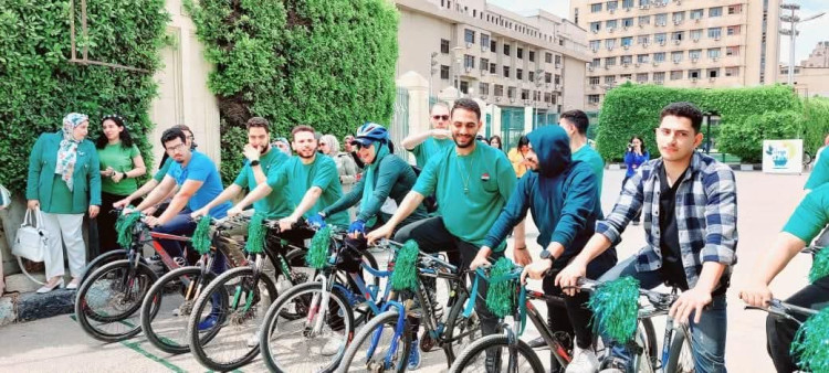 افتتاح "المكتب الأخضر" بكلية العلاج الطبيعي  جامعة القاهرة