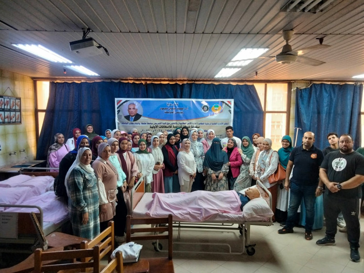 جامعة طنطا تنظم سلسلة دورات تدريبية مجانية عن  الاسعافات الاولية لطلاب وطالبات جامعة طنطا